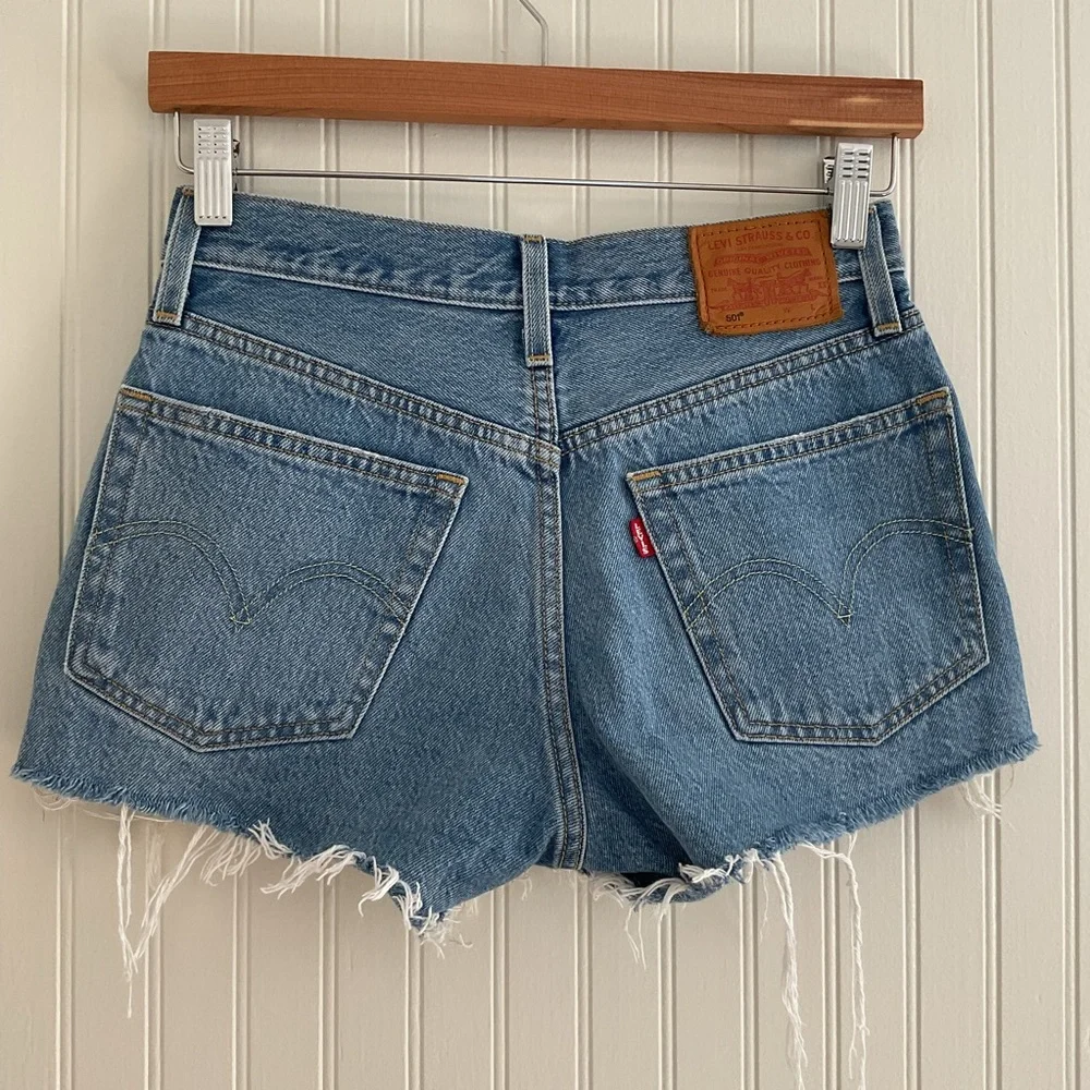 Levi’s Premium Luxor Light Destructed 501 Shorts